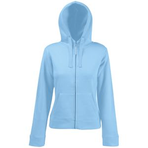 Толстовка"Lady-Fit Hooded Sweat Jacket", небесно-голубой_XS, 75% х/б, 25% п/э, 280 г/м2