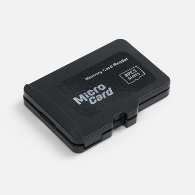 Футляр для карт памяти и SIM Multitask, черный