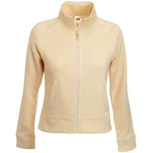 Толстовка"Lady-Fit Sweat Jacket", цвет слоновой кости_XS, 75% х/б, 25% п/э, 280 г/м2