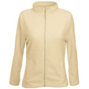 Толстовка"Lady-Fit Micro Jacket", бежевый_XS, 100% п/э, 250 г/м2