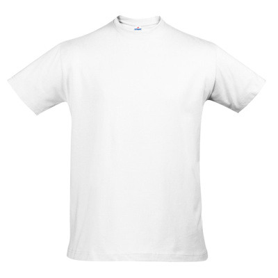 Футболка"First" 150 г/м2, 100% хлопок, белый_XL
