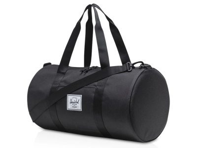 Herschel Classic™ спортивная сумка из переработанного материала объемом 27 л - сплошной черный