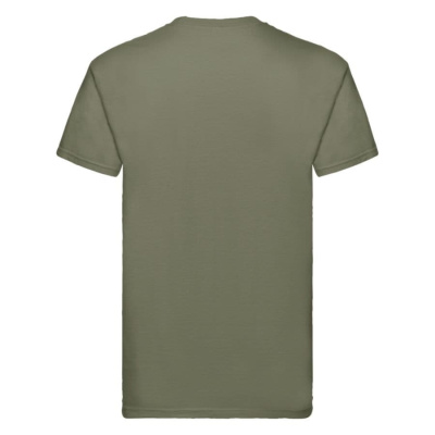 Футболка мужская"Super Premium T", оливковый_S, 100% х/б, 205 г/м2