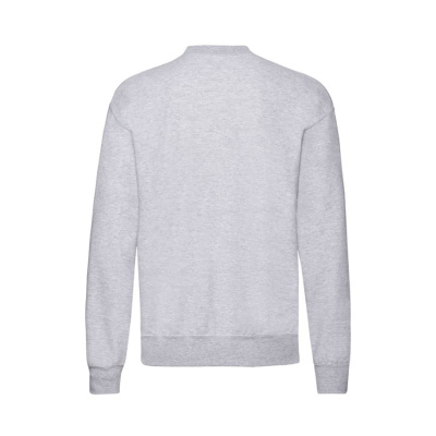 Толстовка мужская с начесом"Classic Set-In Sweat", серый_S, 80% х/б, 20% п/э, 280 г/м2