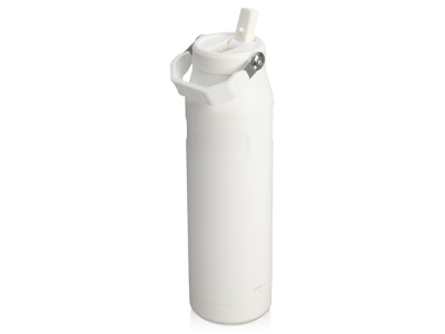 Бутылка для воды объемом 1,06 литра с откидной трубочкой Stanley IceFlow™ 2.0 - Frosted white