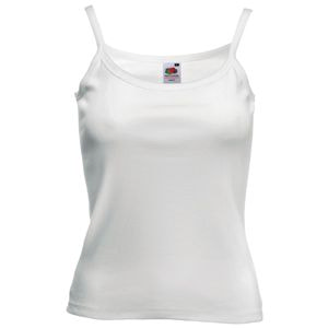 Майка"Lady-fit Strap T", белый_XL, 100% х/б, 210 г/м2